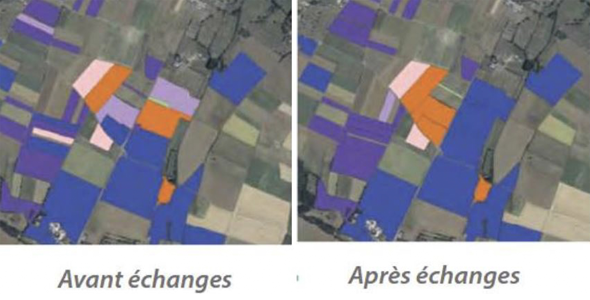 L’échange de jouissance permet d’exploiter dans de meilleures conditions culturales.