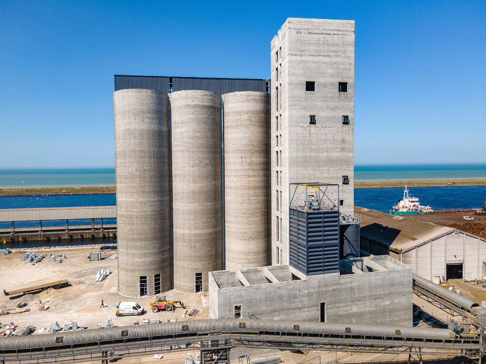 Le silo 9 portera la capacité de stockage de Nord Céréales à 330 000 tonnes. 