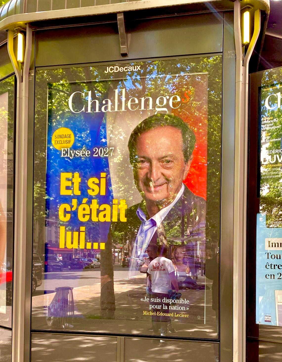Michel Edouard Leclerc présidentielle 2027 candidat politique