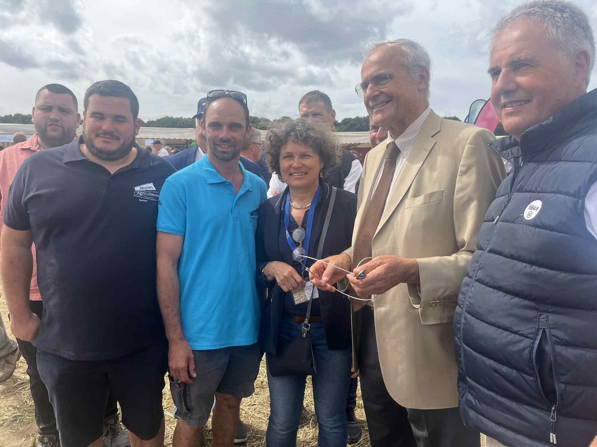 L’esprit de fête qui a plané sur Plaine en Fête n’a donc pas empêché les responsables professionnels du département de faire remonter jusqu’aux oreilles  des pouvoirs publics présents quelques revendications. 