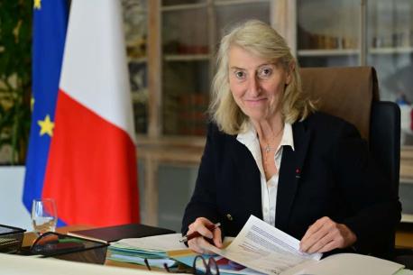 La ministre déléguée chargée de la Mer et de la Pêche, Catherine Chabaud.