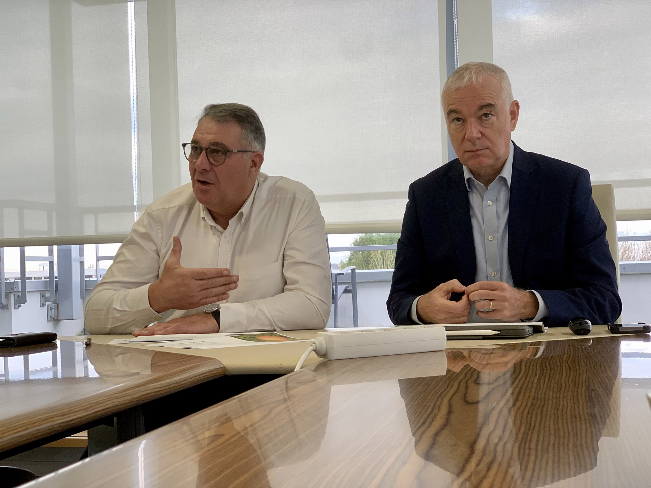 David Saelens, président, et Damien François, directeur, ont présentés des résultats «qui témoignent de la performance du groupe». 