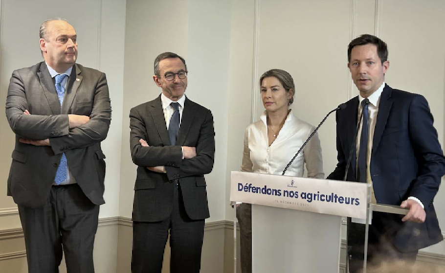 Les Républicains accord UE-Mercosur Bruno Retailleau, Céline Imart, Julien Dive, Jean-François Rapin, François-Xavier Bellamy