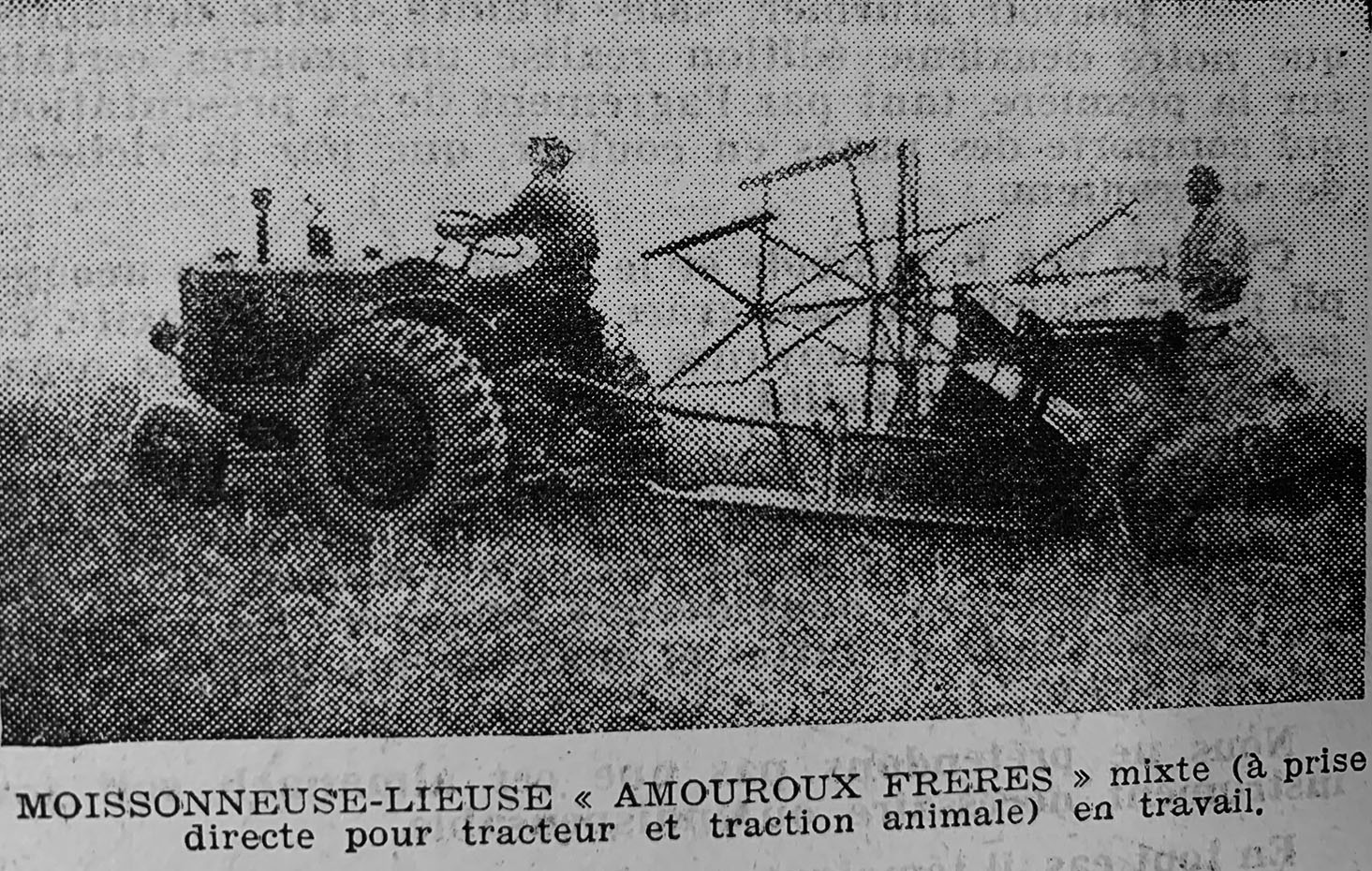L’agriculture d’après-guerre se mécanise. 
