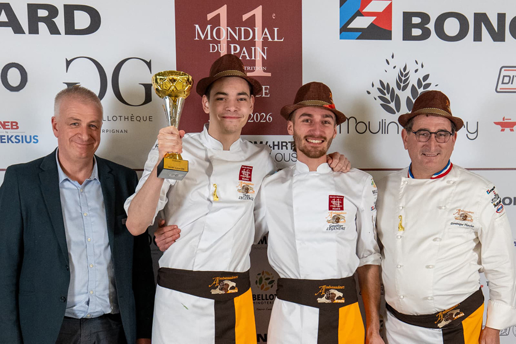 Théo Leclercq et Gauthier Legendre lors de la sélection française organisée  sur le salon Smahrt à Toulouse. 