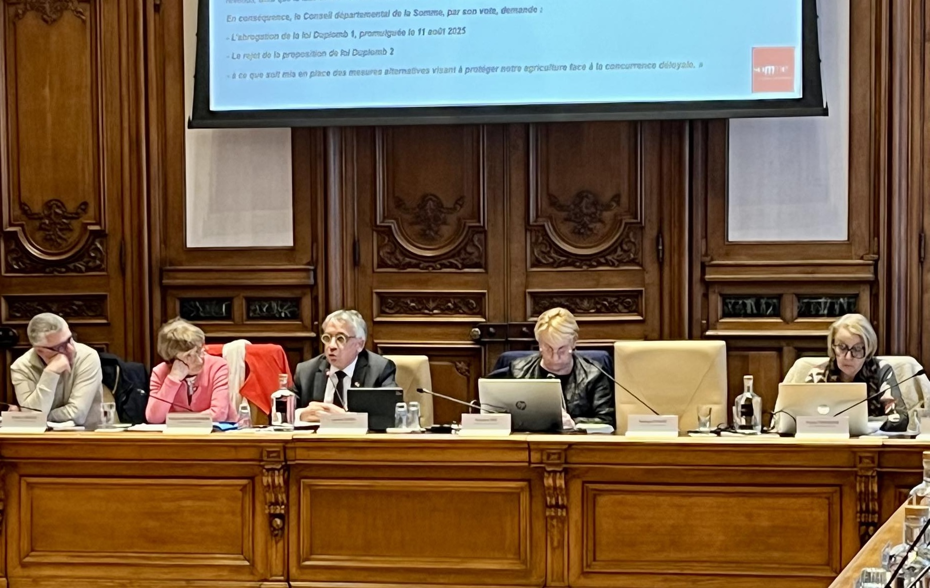 Conseil départemental Débat orientation budgétaire Loi Duplomb