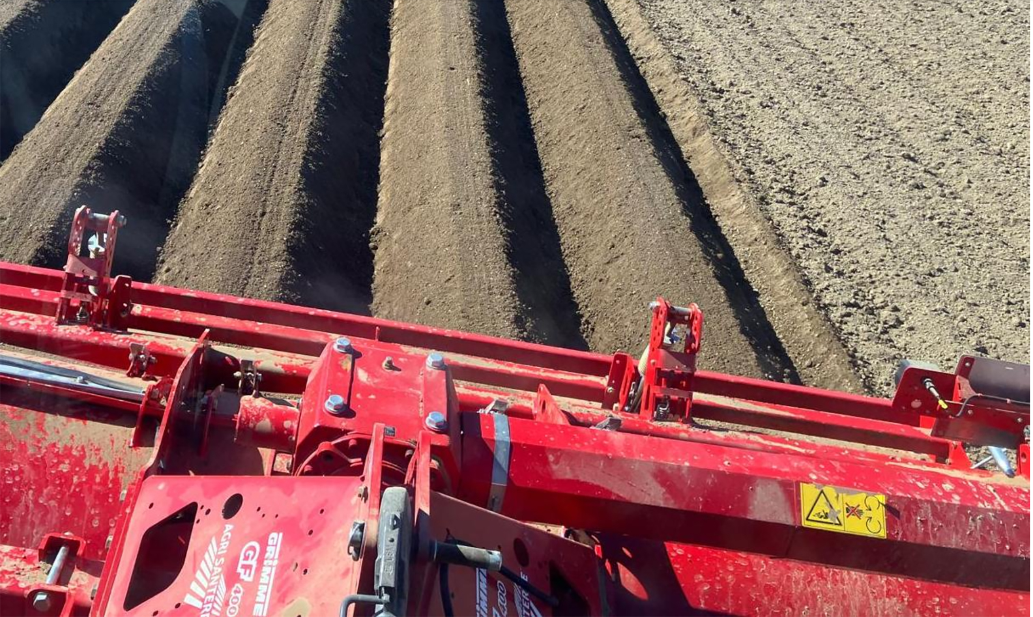 Plantation dans le secteur de Péronne (80) au 7 avril.