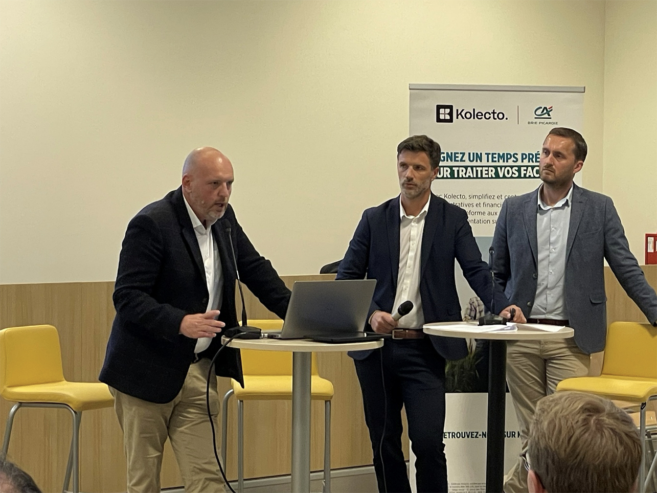 Jean Baptiste Daire, Thomas Nourtier et Mickaël Pagant.