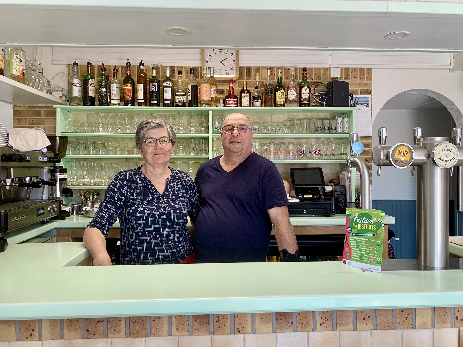 Didier et Fabienne servent une cuisine généreuse, en toute convivialité. 