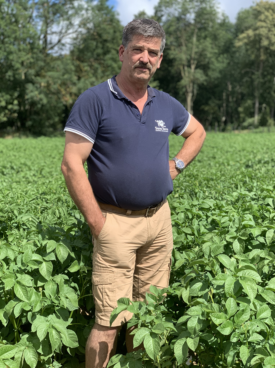 Louis Lebrun, producteur Mousline et président du GIEE du Santerre : «Le travaille en collectif nous fait avancer.» 
