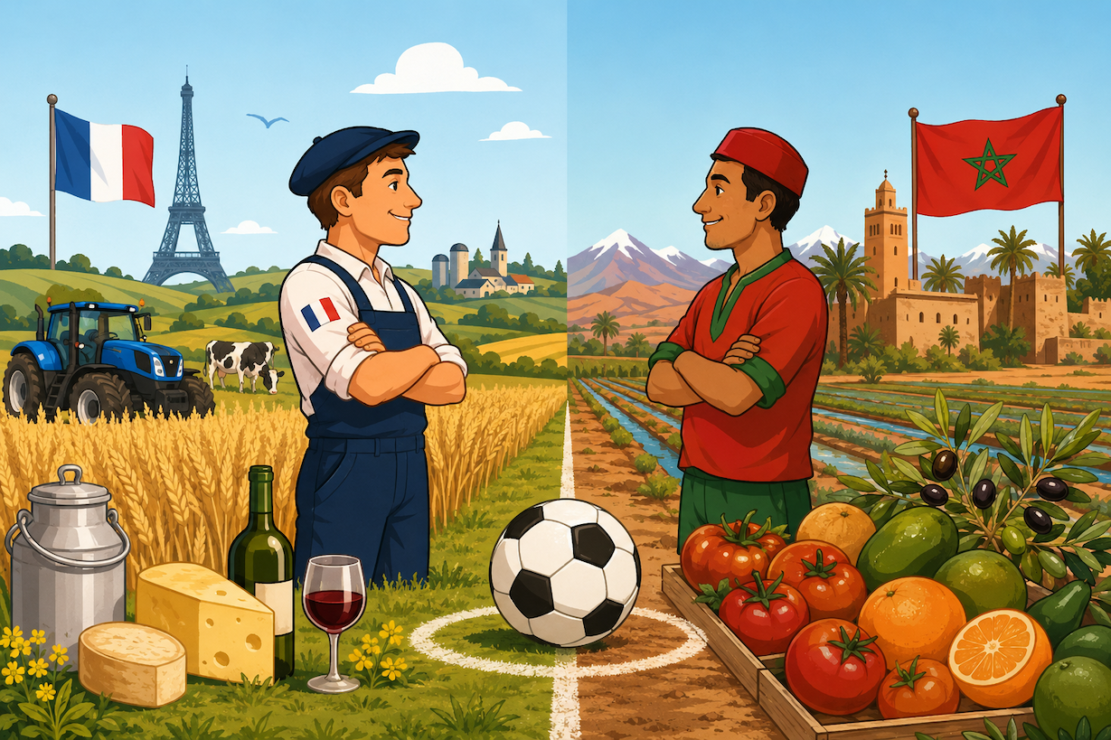 match agricole France Maroc