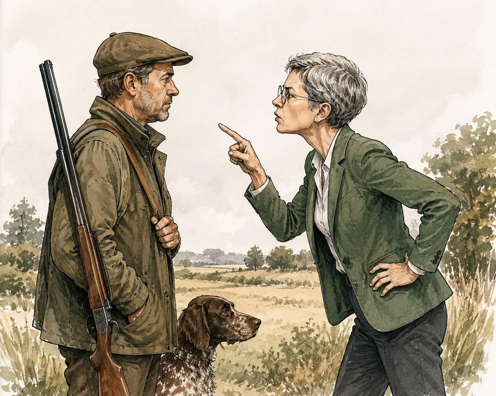 Sandrine Rousseau chasse menaces plainte FNC