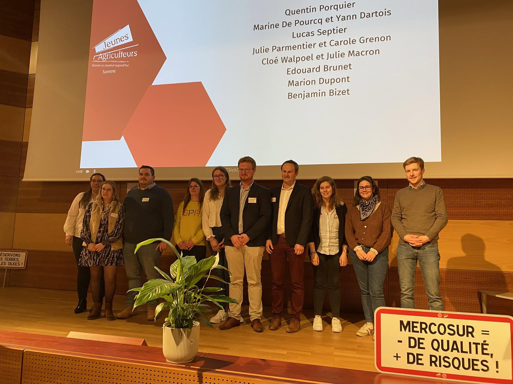 Jeunes Agriculteurs Somme réunion d'information