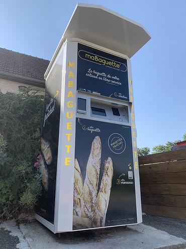Grâce à ce distributeur, les Yonvalois peuvent croquer dans une Avocette fraîche chaque jour. 