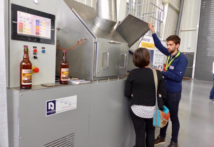 En marge de son AG, Agro-Sphères organisait un forum «quand l’Agro devient 4.0». Parmi les innovations : 
Malt’in, micro-malterie parfaite pour les agriculteurs qui voudraient se lancer dans la diversification.