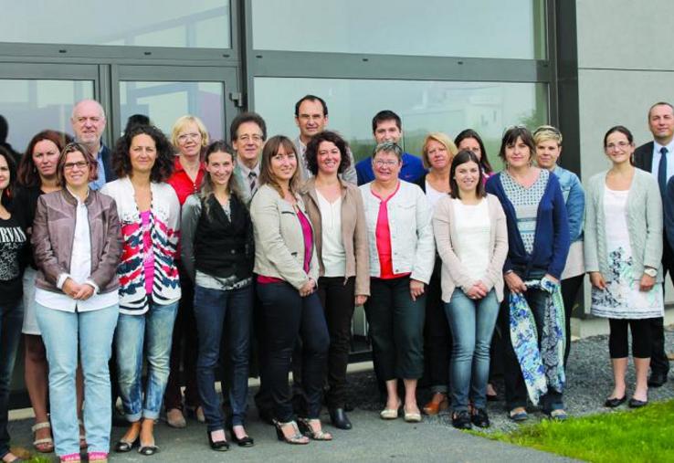 Toute l’équipe de Cerfrance de l’agence de Poix-de-Picardie.