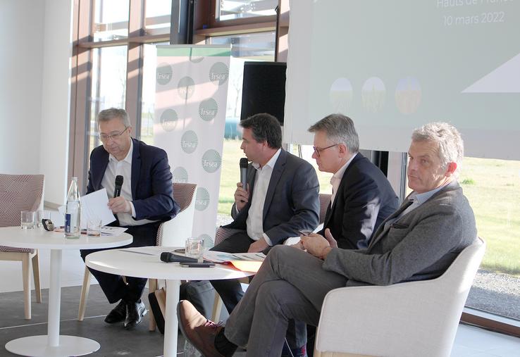 Éric Thirouin, Laurent Degenne, Philippe Heuzèle et Luc Vermerch.