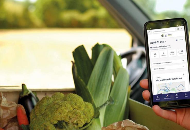 Pour le co-transport, des entreprises comme la Charrette ou Le Chemin des Mûres mettent les producteurs en relation. 