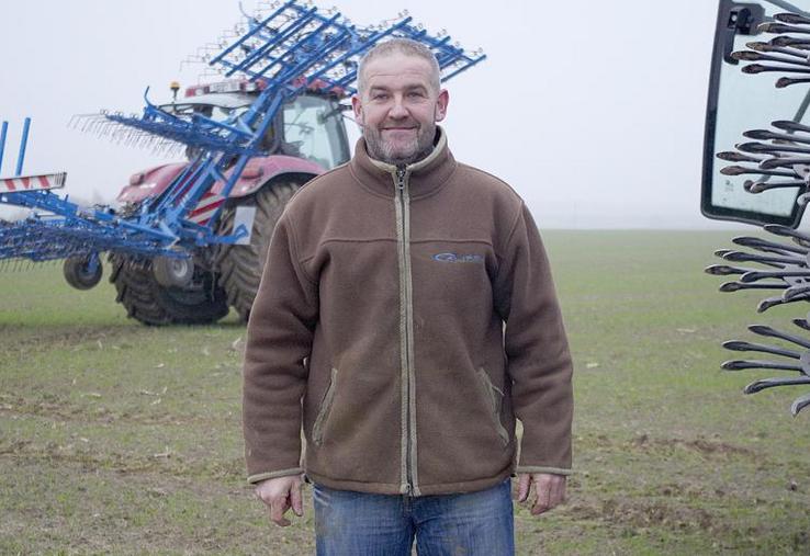 Chez Jérôme Devilliers, polyculteur éleveur laitier, la protection intégrée des cultures est pratiquée depuis de nombreuses années. 
