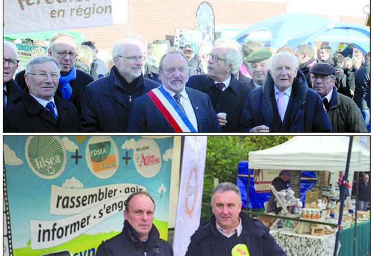 Les responsables FDSEA du canton s’impliquent, les élus sont au rendez-vous.