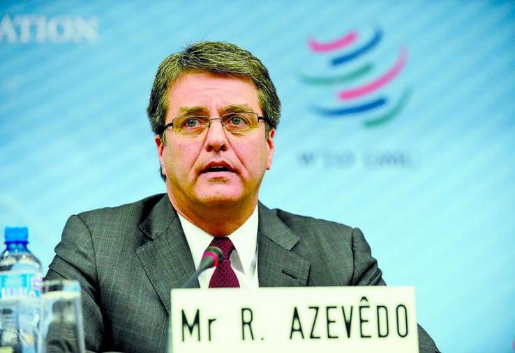 L’OMC sert de moins en moins de cadre aux négociations commerciales internationales. Ici, le Brésilien Roberto Carvalho de Azevêdo, directeur de l’Organisation mondiale du commerce.