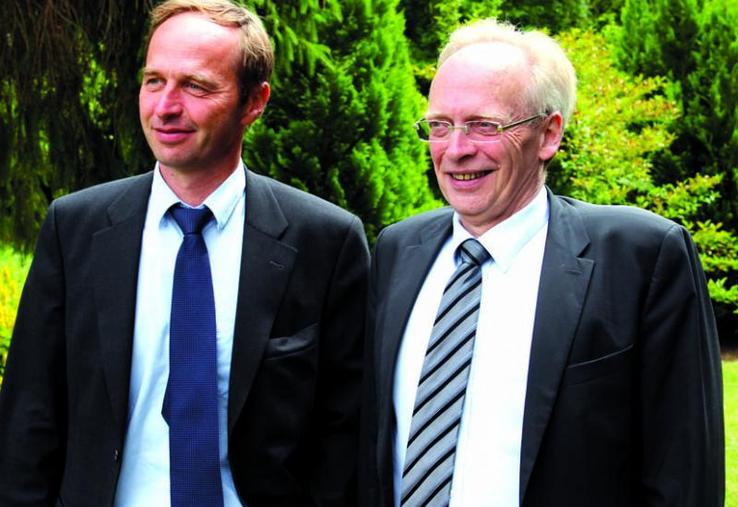 Alain Guillaume et François Desmons, respectivement président et directeur de la coopérative.