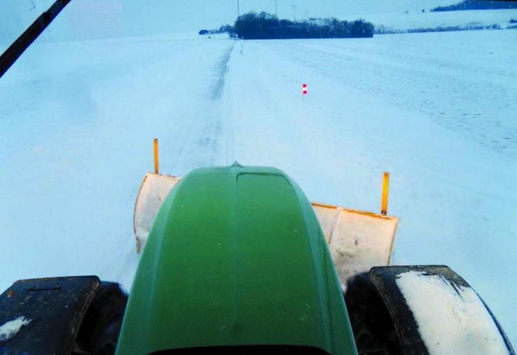 Cette fois les tracteurs ont été les bienvenus sur les routes.