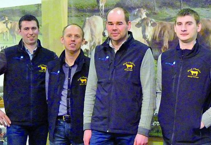 Les éleveurs de Blondes de la région présents au Simagena.