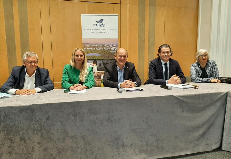 L’obtention du label «Région européenne de la gastronomie» par la Région Hauts-de-France l’engage ainsi que  ses partenaires (CCI, UMIH, Chambre d’agriculture, Comité régional de tourisme…) à mettre en place un programme  d’animations autour de la gastronomie pour en faire la promotion tout au long de l’année 2023. 