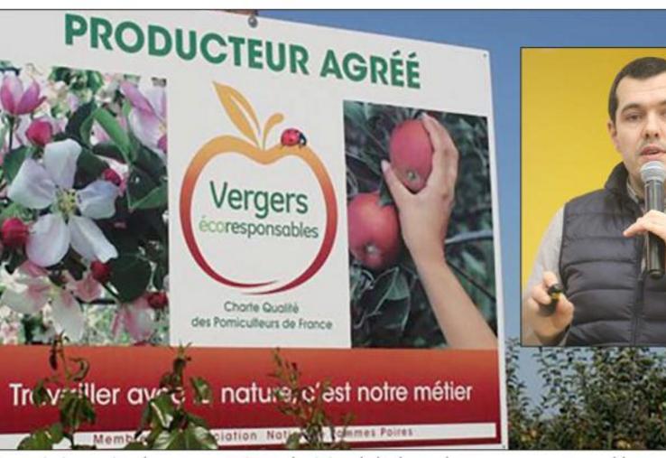 Directeur de l’Association nationale pommes-poires, à l’origine de la démarche vergers écoresponsables, 
Josselin Saint-Raymond croit au développement rapide de la certification HVE 3 dans différentes filières.