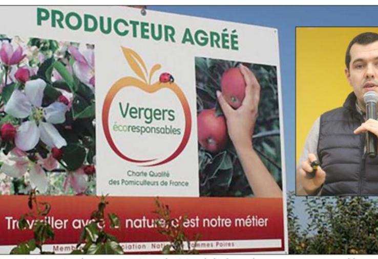 Directeur de l’Association nationale pommes-poires, à l’origine de la démarche vergers écoresponsables, 
Josselin Saint-Raymond croit au développement rapide de la certification HVE 3 dans différentes filières.