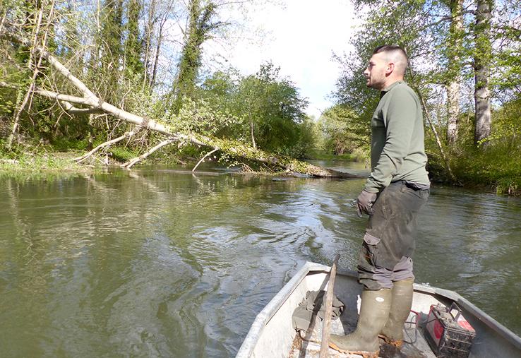 L’année dernière 156 arbres ont été dégagés rien que dans l’Avre.