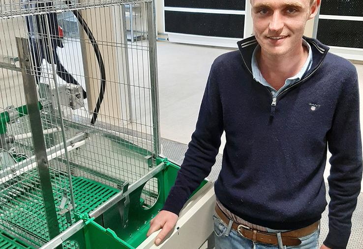 En ouvrant les portes de son bâtiment, Pierre Carton espère changer l’image de l’élevage cunicole et montrer qu’il s’agit d’une production d’avenir. 