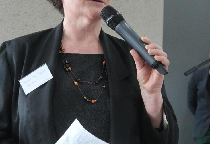 Ghislain Gosse, président d’Agrotransfert, et Marie Brizard-Pasquet, agricultrice en Mayenne, ont constaté la longueur d’avance prise dans les Hauts-de-France pour le développement de l’agro-écologie.