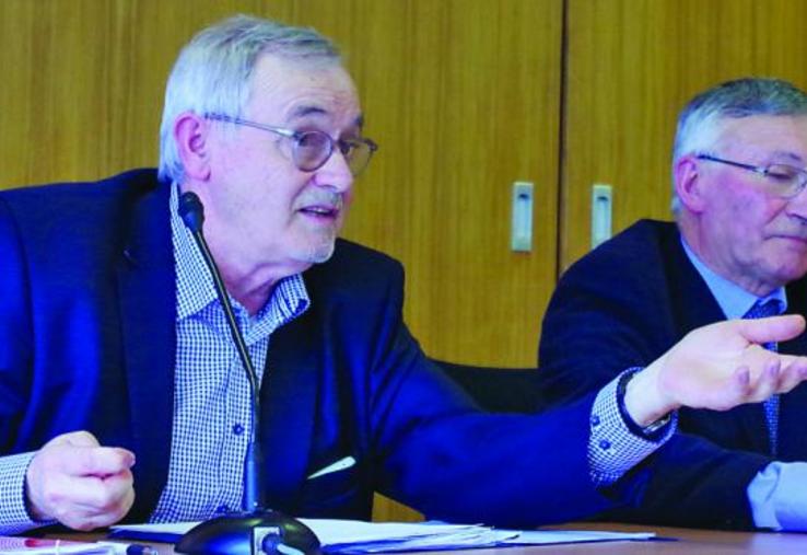 Jean-Marie Turlot, président des bailleurs de la Somme, et Bermard Maloiseaux, secrétaire général de la FNSEA bailleurs.