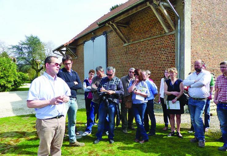 Présentation de la chaufferie miscanthus du Château d'Omiécourt par Dominique de Thézy.