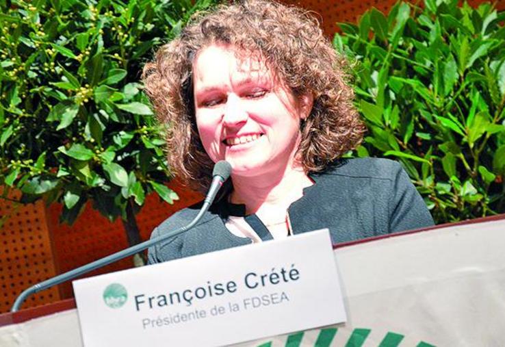 Françoise Crété, présidente de la FDSEA 80 : «Les doutes, les difficultés et l’adversité sont des composantes de nos métiers, mais la passion et la foi tout autant.»
