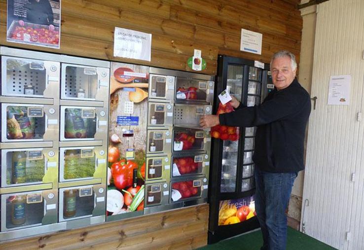Pour Emmanuel Lardé, «le distributeur automatique permet de toucher une autre clientèle et d’augmenter ses ventes de 30 %».