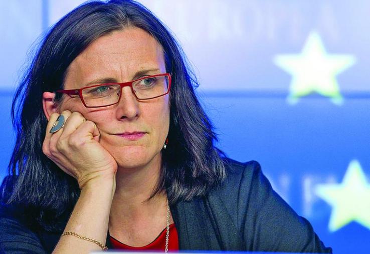 Cecilia Malmström, commissaire européenne en charge du commerce.