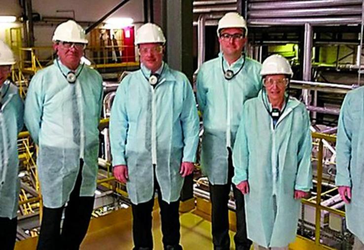 Cette visite a permis à Nicole Klein et Joël Dubreuil de découvrir l’un des sites majeurs de transformation du blé de Tereos en France.