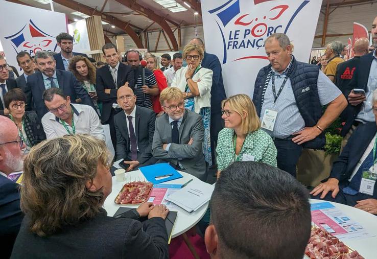 Au Space, le ministre Marc Fesneau a tenté de rassurer son auditoire en déclarant que «nous avons besoin d’élevage». 