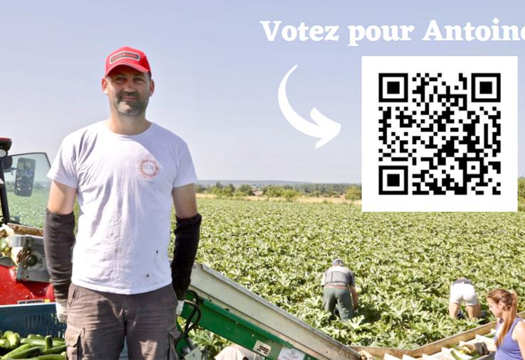 Pour voter pour Antoine Helleboid, il suffit de flasher ce QR-Code. 