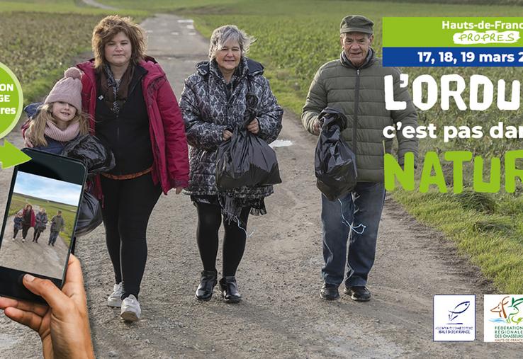 L’opération citoyenne de nettoyage de la nature revient les 17, 18 et 19 mars dans toute la région Hauts-de-France.