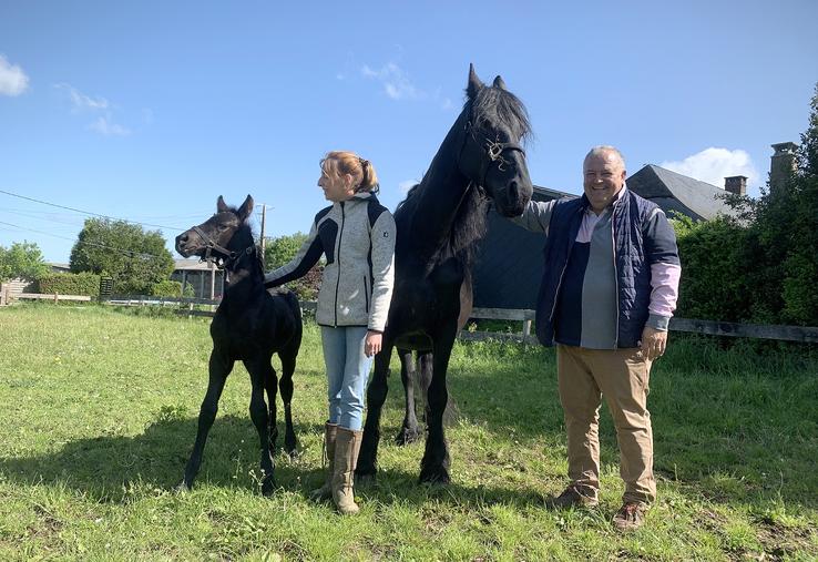 Le premier Frison de la saison, Wagner de Selincourt, est né il y a deux semaines. Marien Dezoteux et Patrick Abauzit  attendent onze naissances cette année. 