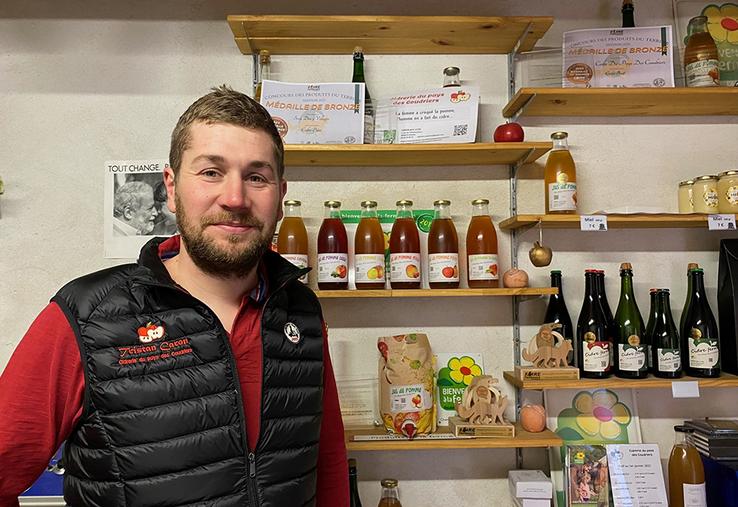 Tristan Caron est prêt à se mesurer aux producteurs de cidre de toute la France. 