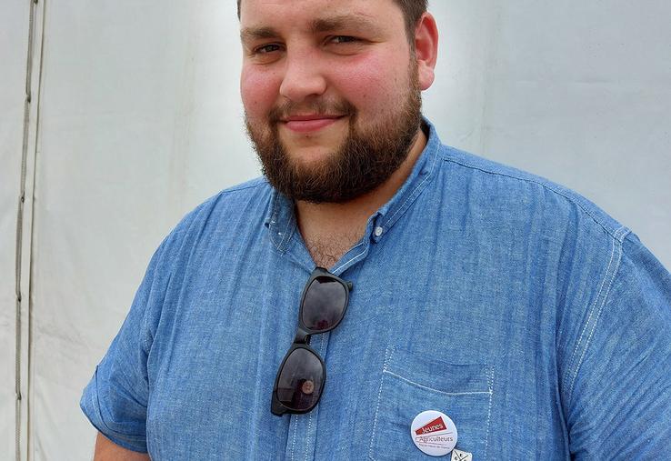 Louis Cauët est le nouveau président des Jeunes agriculteurs des Hauts-de-France.