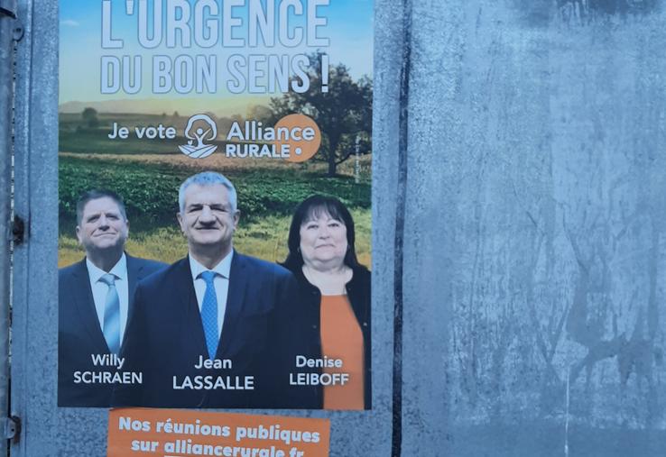 L'alliance rurale élections européennes Schraen Lassalle