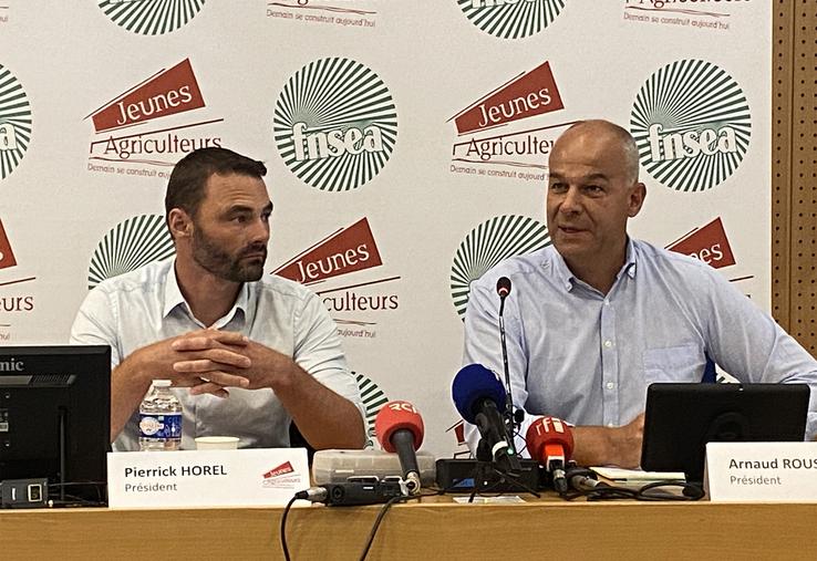 La conférence de rentrée de la FNSEA et des Jeunes agriculteurs donne le ton des prochains mois si rien ne bouge.  