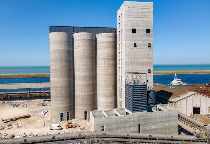 Le silo 9 portera la capacité de stockage de Nord Céréales à 330 000 tonnes. 