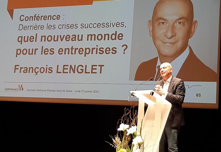 Journaliste économique, éditorialiste, chroniqueur, François Lenglet a animé une conférence s’intéressant  aux crises successives et la manière pour les entreprises d’y faire face. 